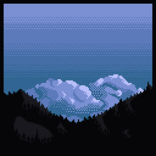 a photo of some mountains